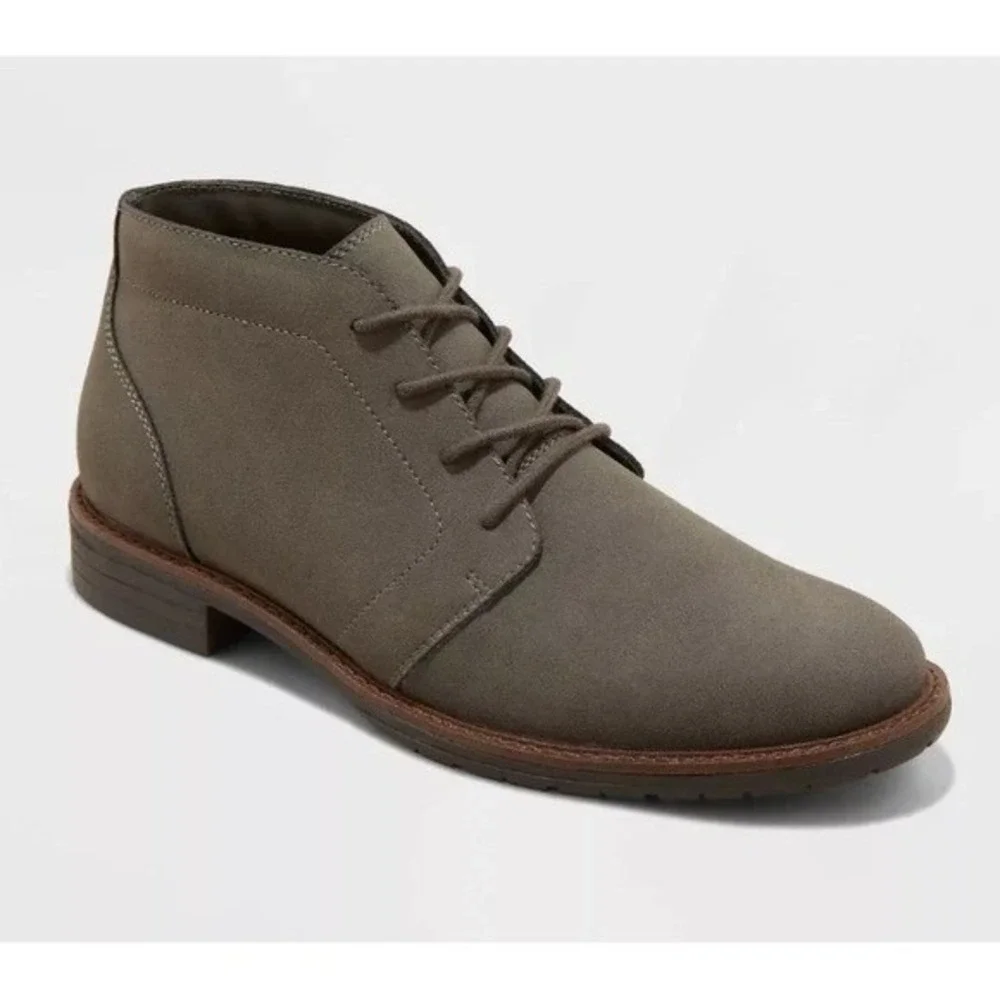 Men's Jerad Chukka Boots by Goodfellow & Co Gray Size 12‎ New With Tags